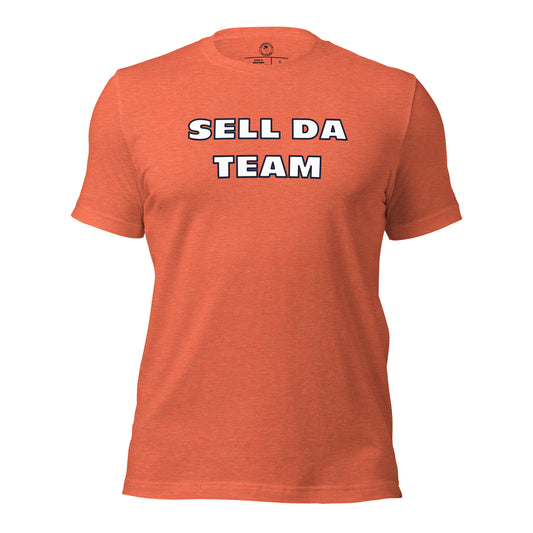 Sell da team chicago bears shirt in heather orange