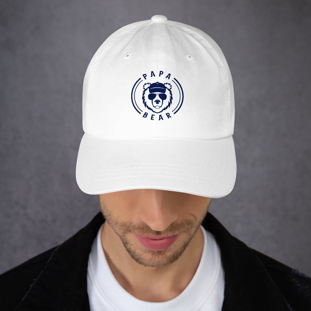 Chicago Bears Papa Bear George Halas Hat in White - Front