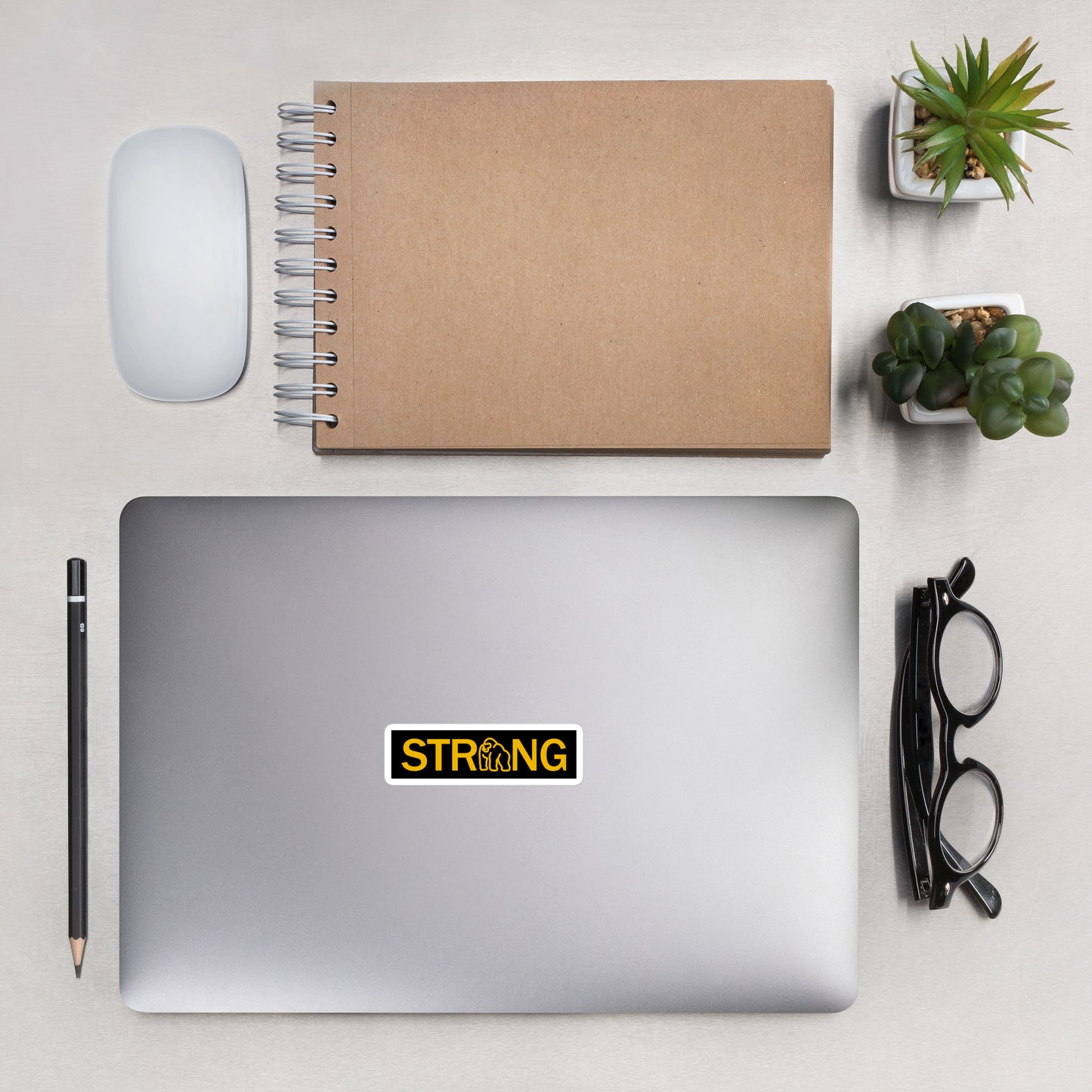 Ape strong gym sticker - medium