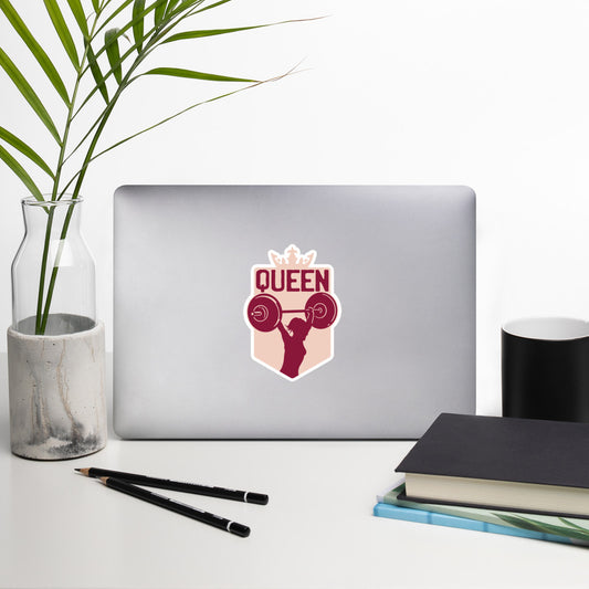 Gym queen sticker - large