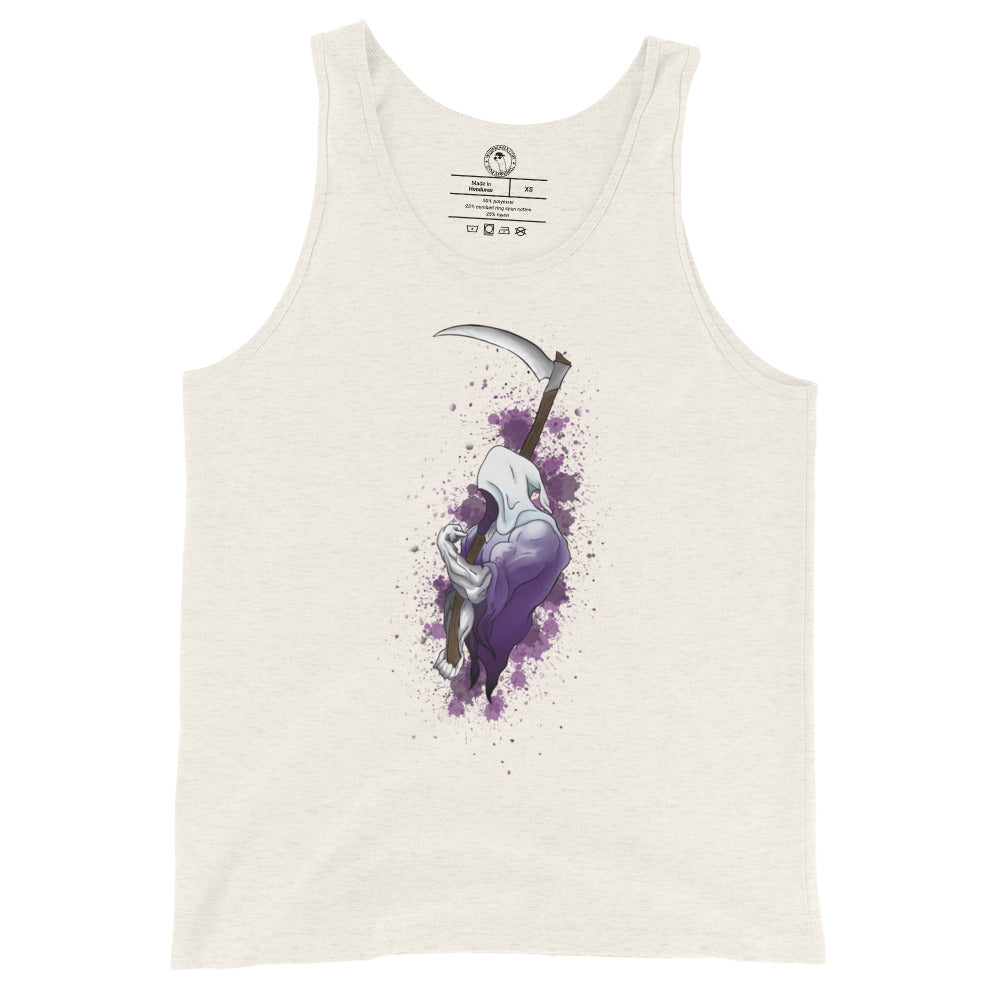 Men's Grip Reaper Tank Top in Oatmeal Triblend
