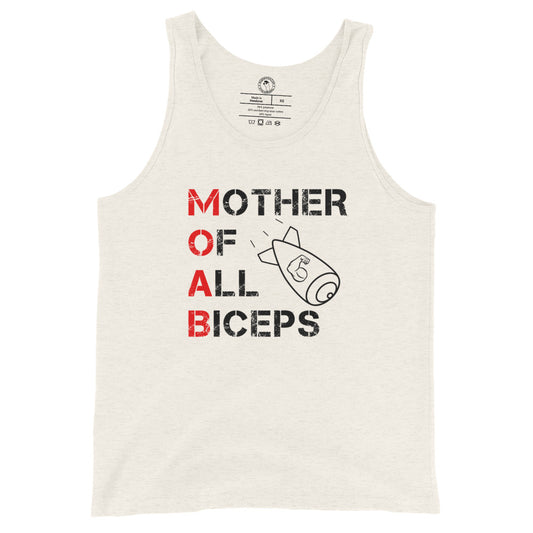 Men's MOAB Tank Top in Oatmeal Triblend