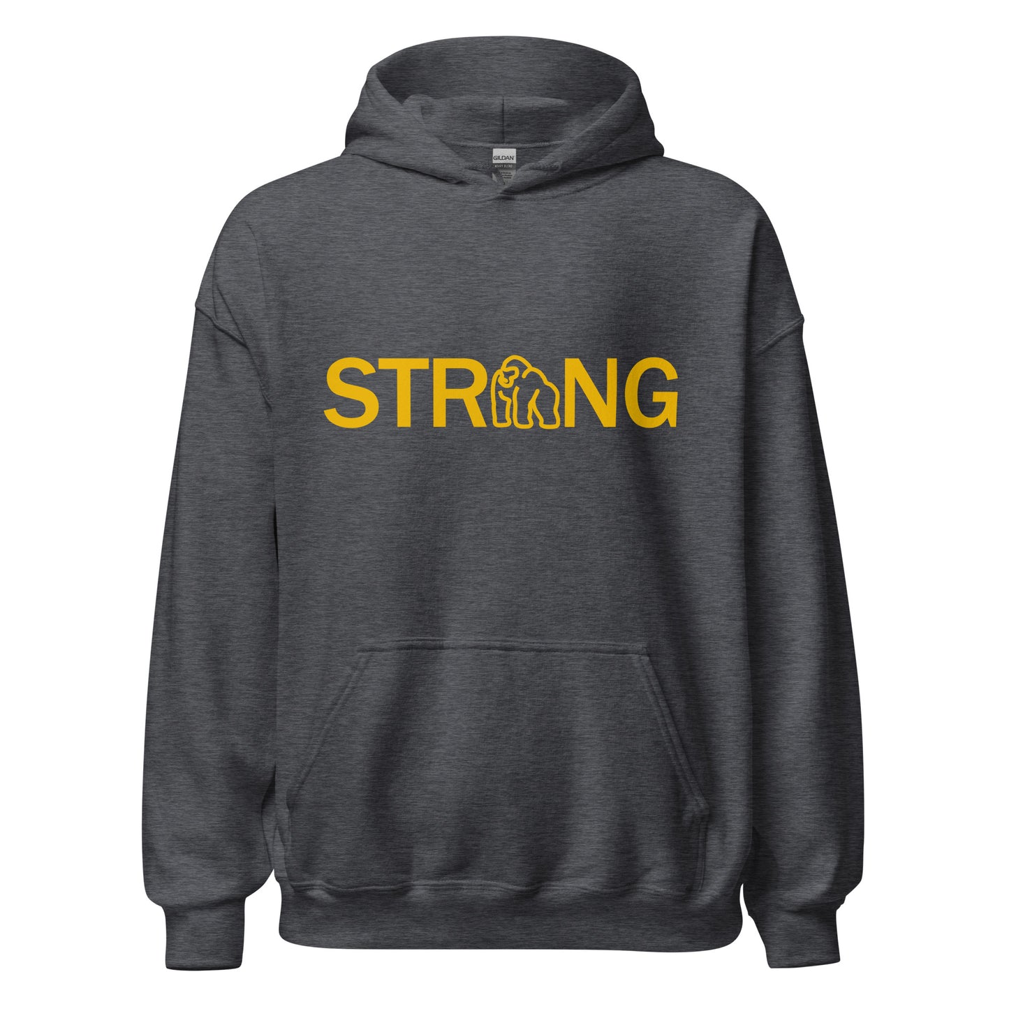 Ape Strong Hoodie in Dark Heather