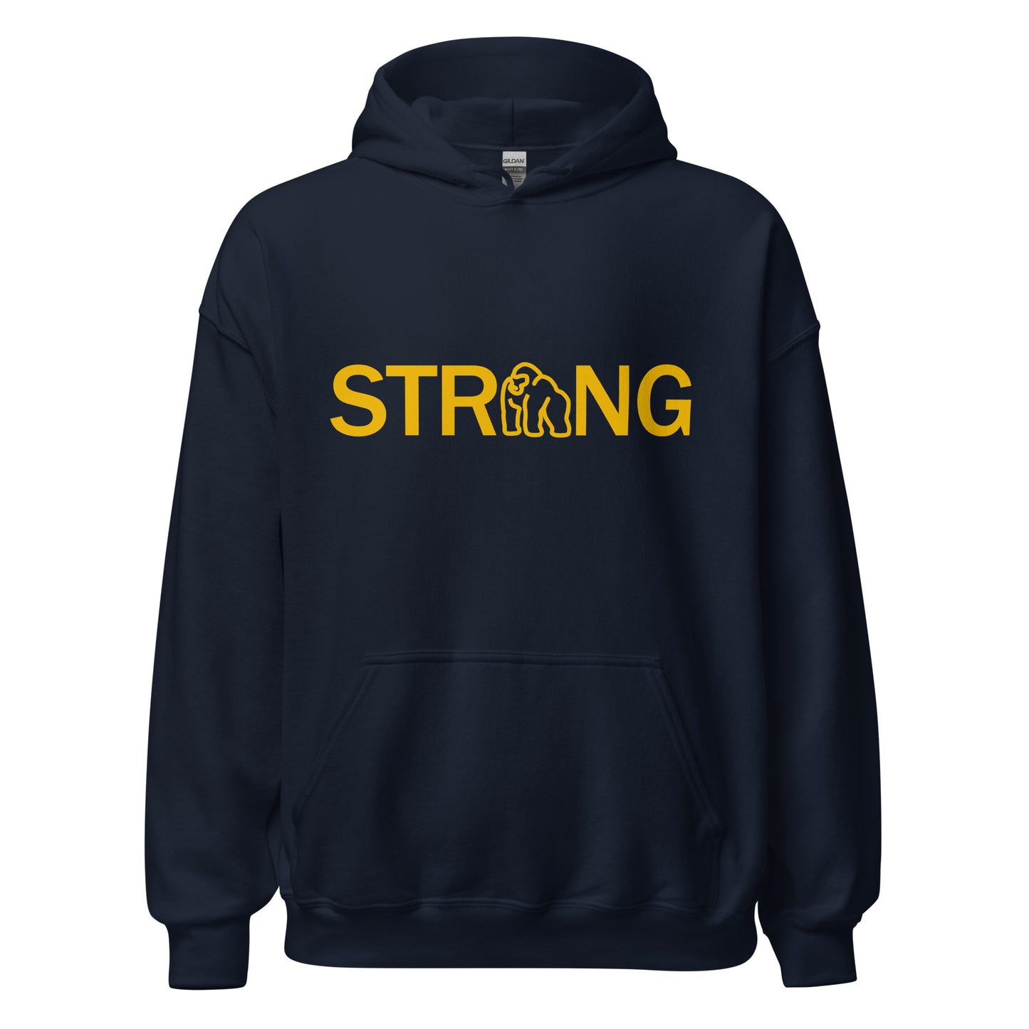 Ape Strong Hoodie in Navy