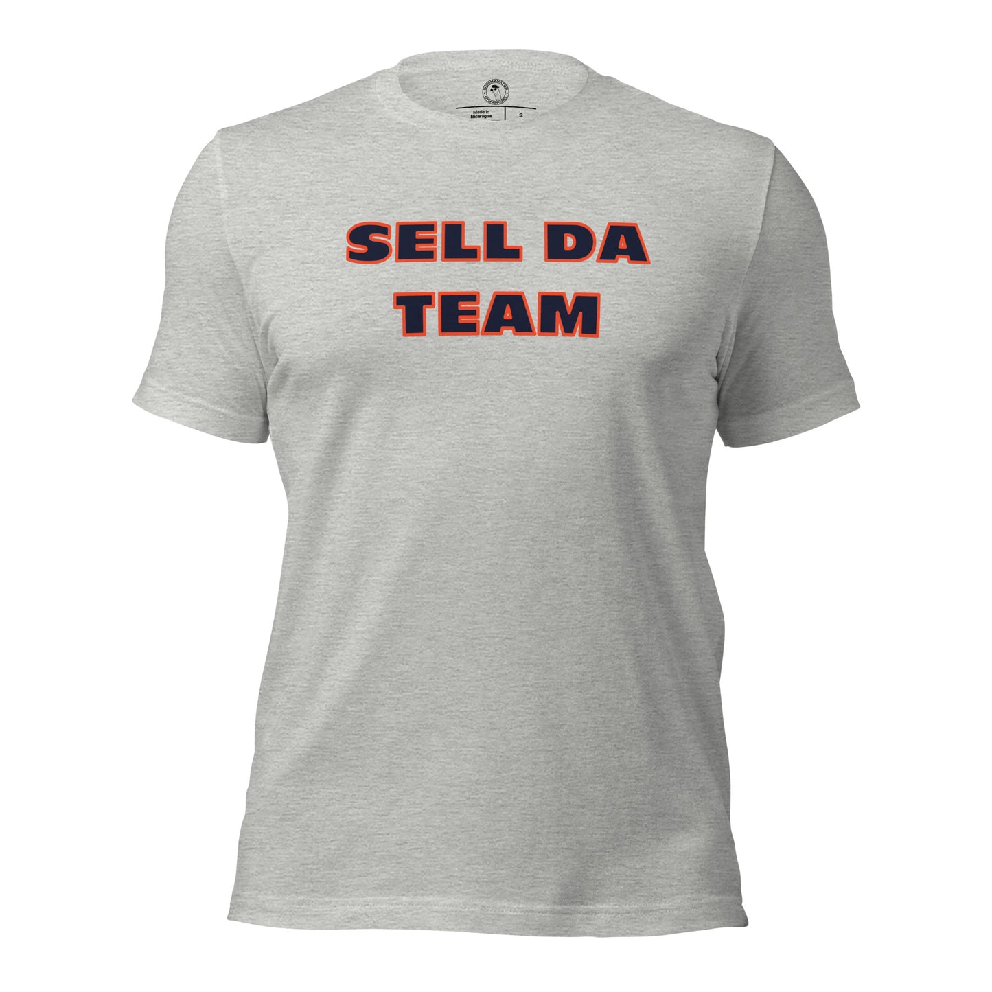 Sell da team chicago bears shirt in athletic heather