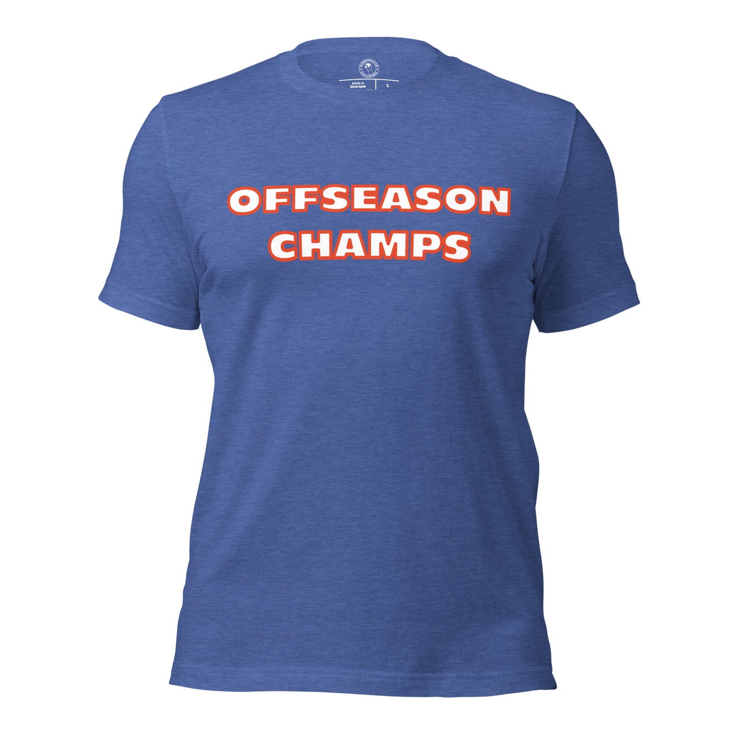 Chicago Bears Offseason Champs Shirt in heather true royal