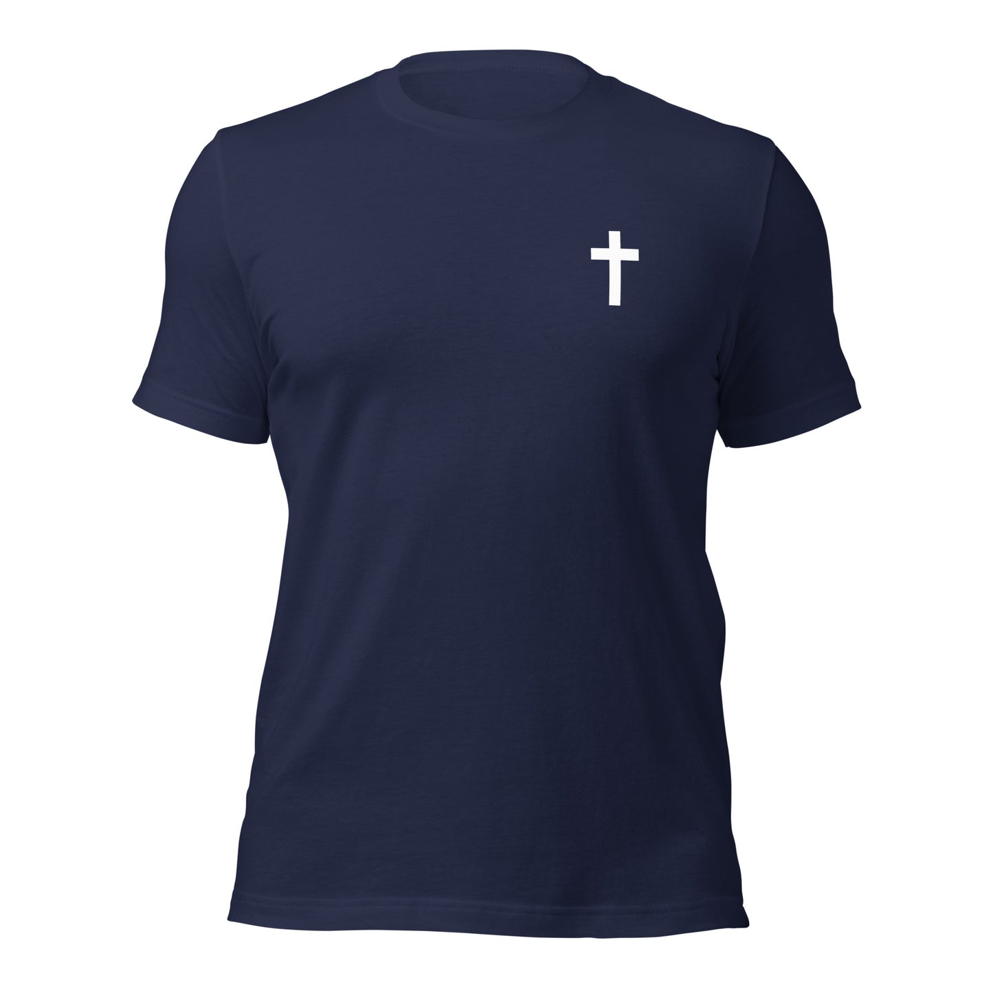 John 3:16 Christian T-Shirt in Navy