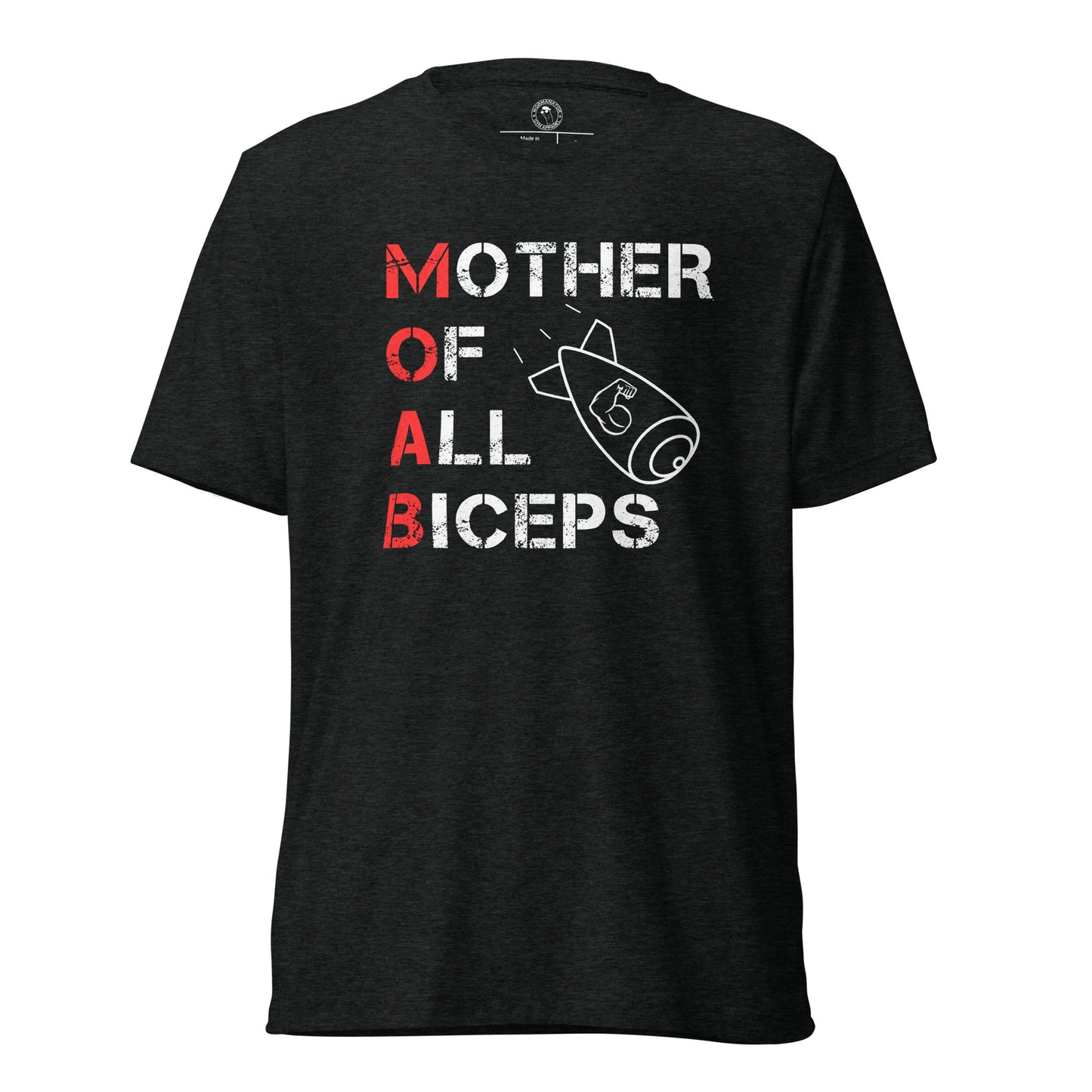 MOAB Shirt in Charcoal Black Triblend