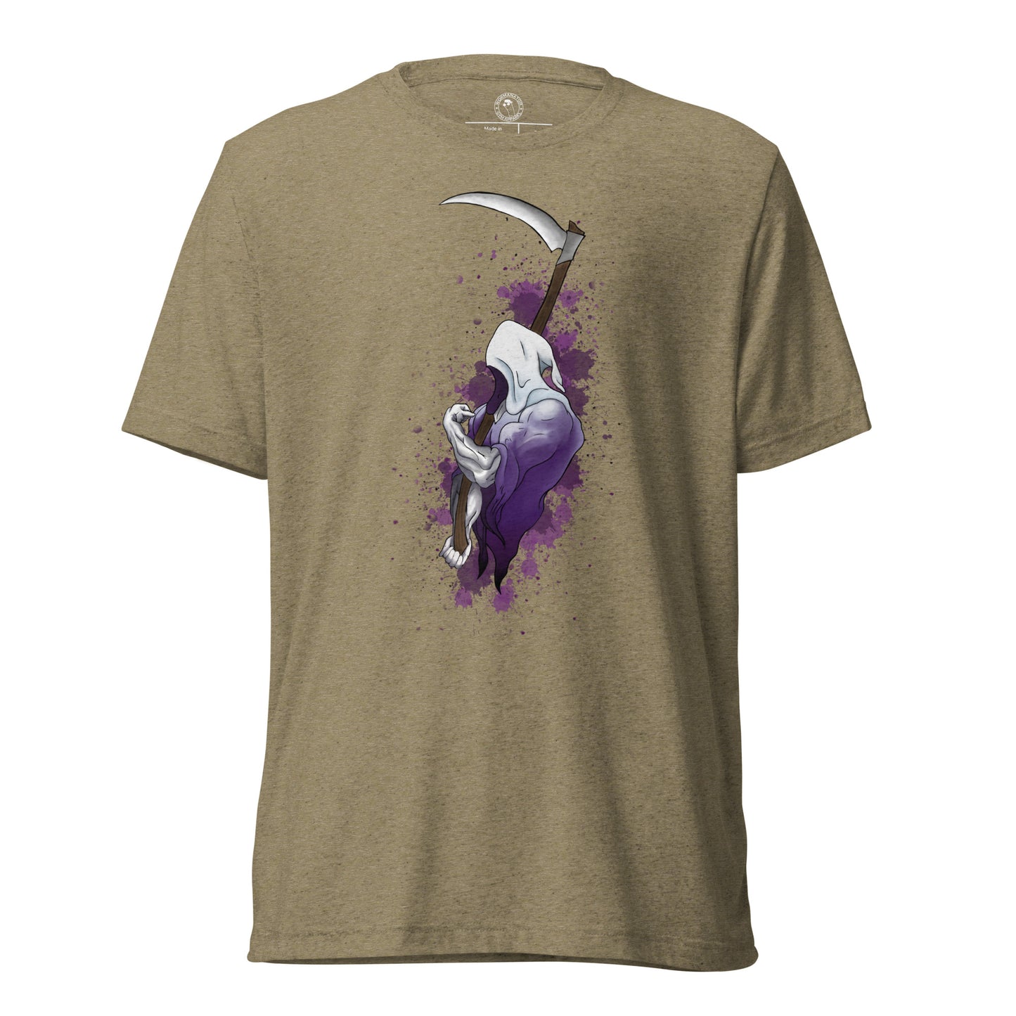 Grip Reaper Shirt in Olive Triblend