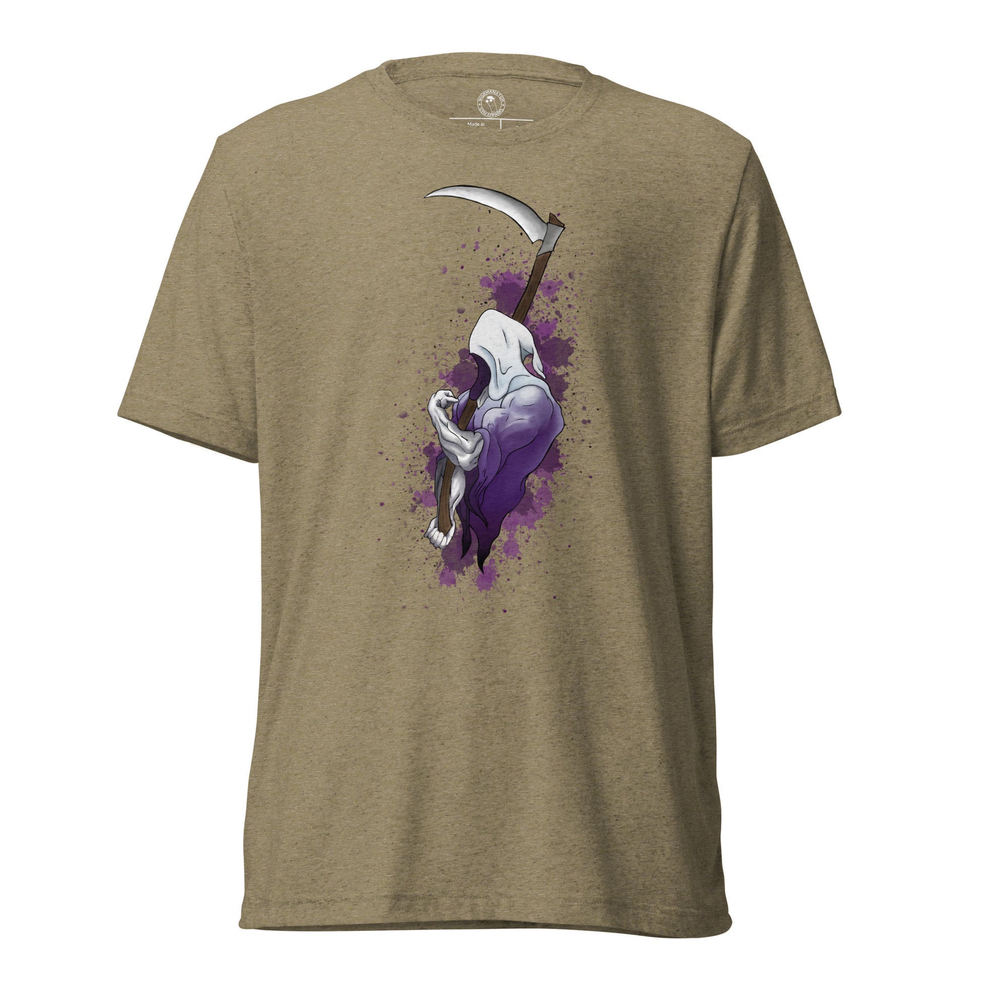Grip Reaper Shirt in Olive Triblend