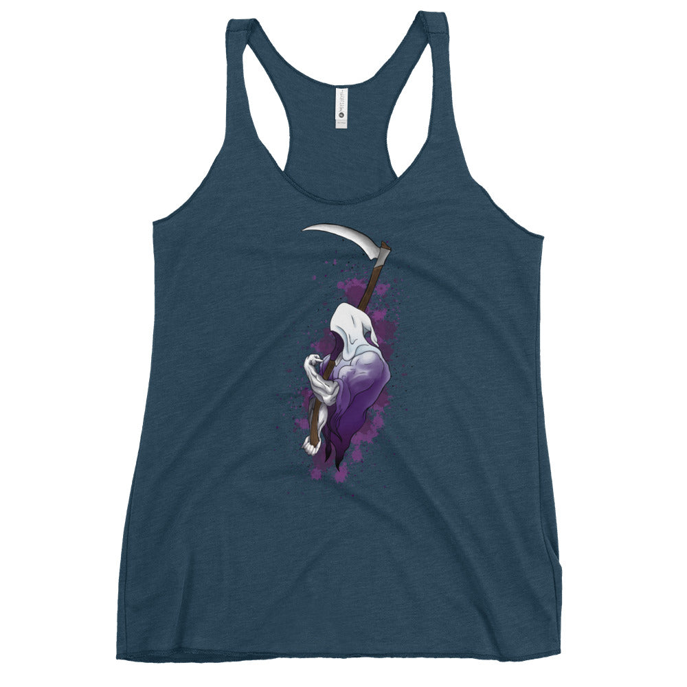 Women's Grip Reaper Racerback Tank in Indigo
