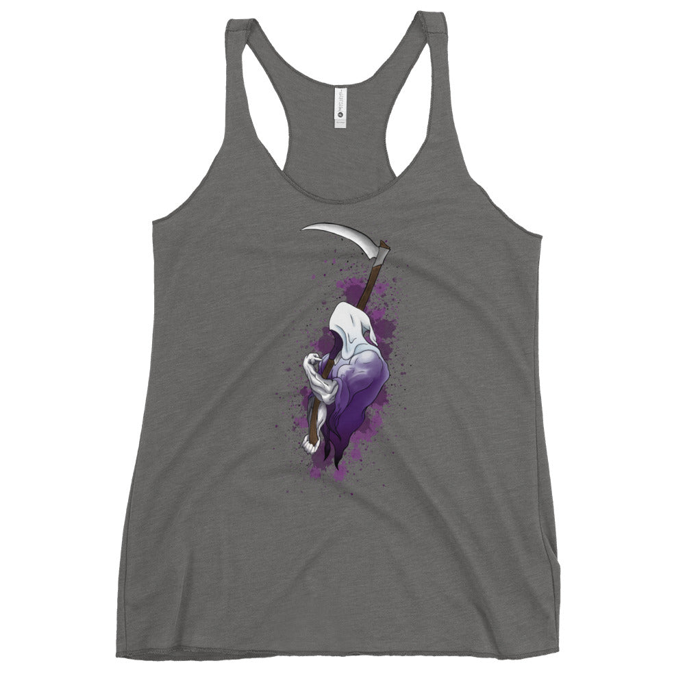 Women's Grip Reaper Racerback Tank in Premium Heather