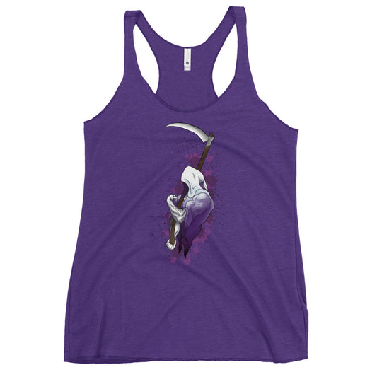 Women's Grip Reaper Racerback Tank in Purple Rush