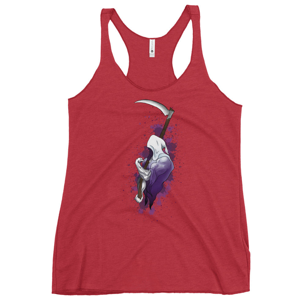 Women's Grip Reaper Racerback Tank in Vintage Red