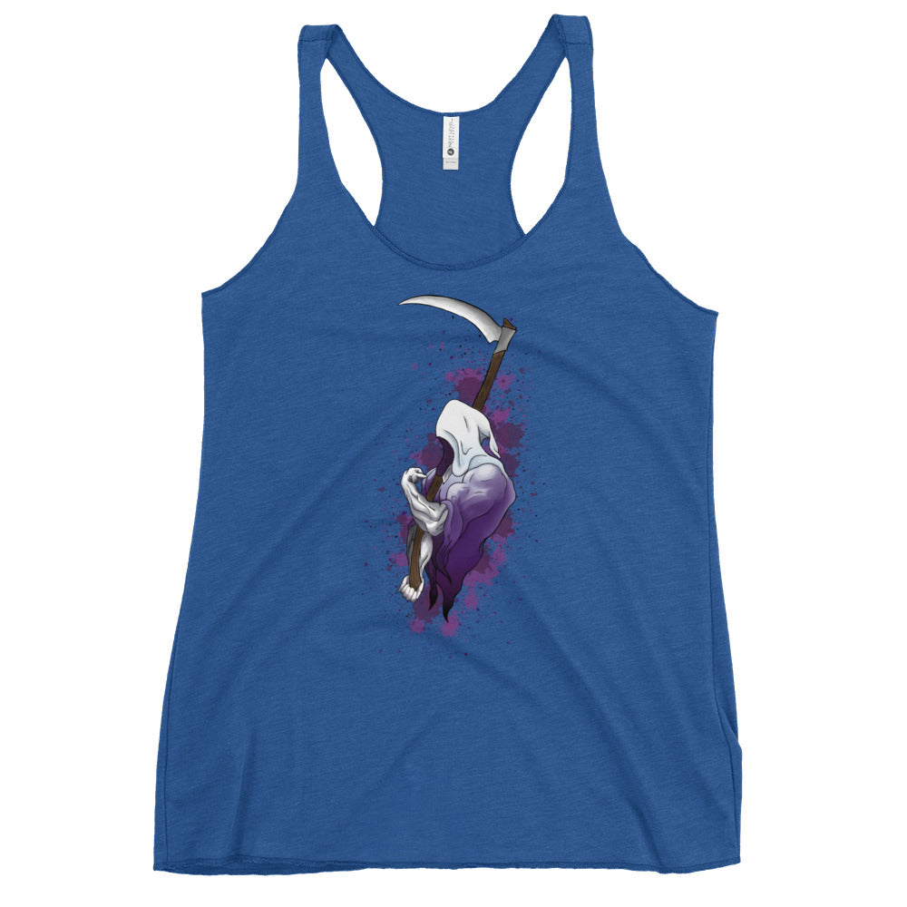 Women's Grip Reaper Racerback Tank in Vintage Royal