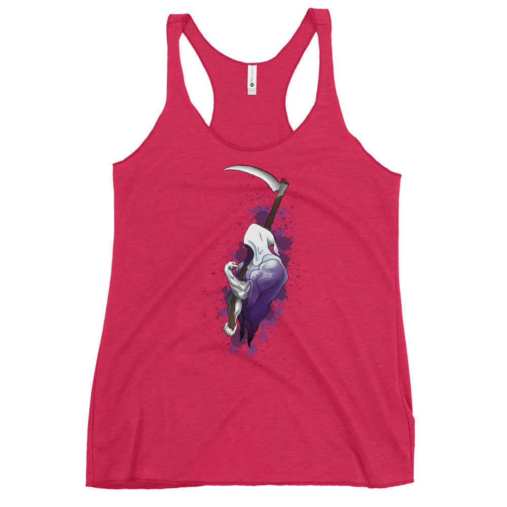 Women's Grip Reaper Racerback Tank in Vintage Shocking Pink