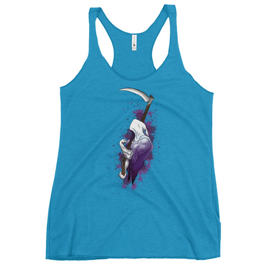 Women's Grip Reaper Racerback Tank in Vintage Turquoise