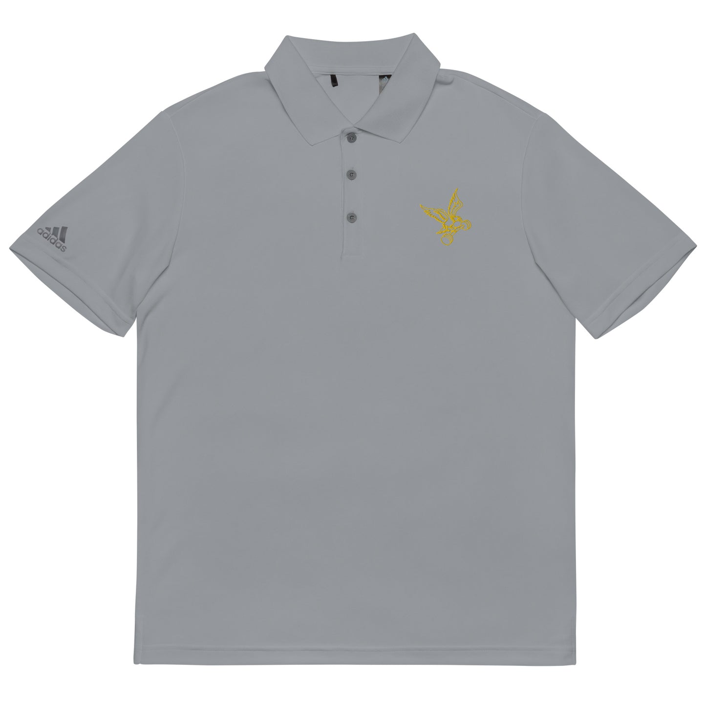 adidas Barbell Eagle Polo in Grey