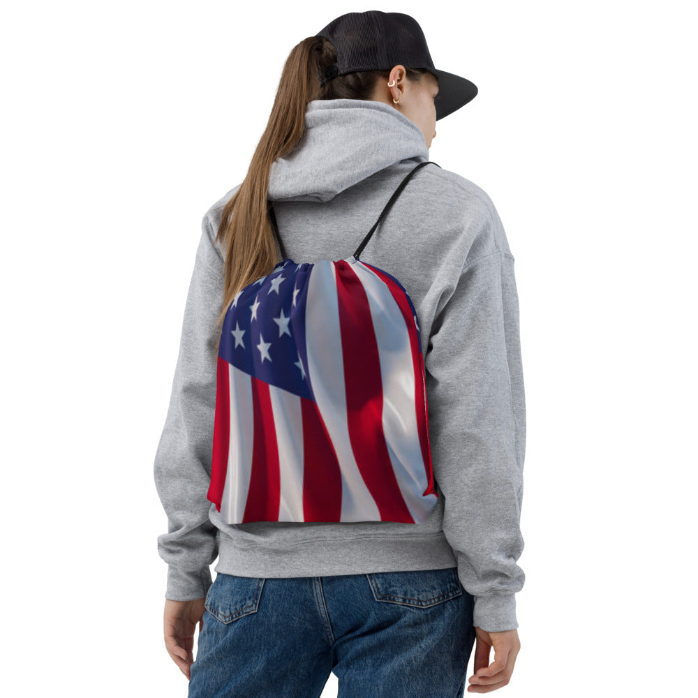 USA Drawstring Bag