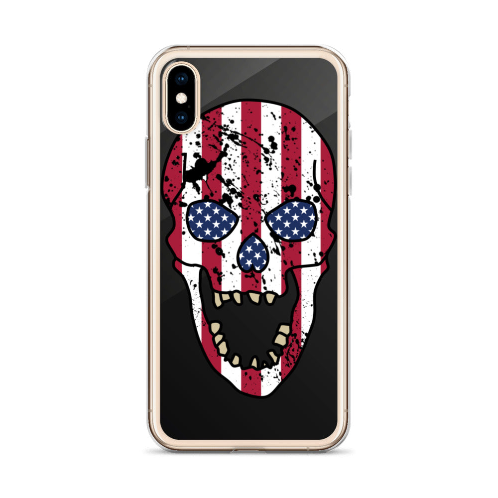 USA Skull iPhone X and XS Case