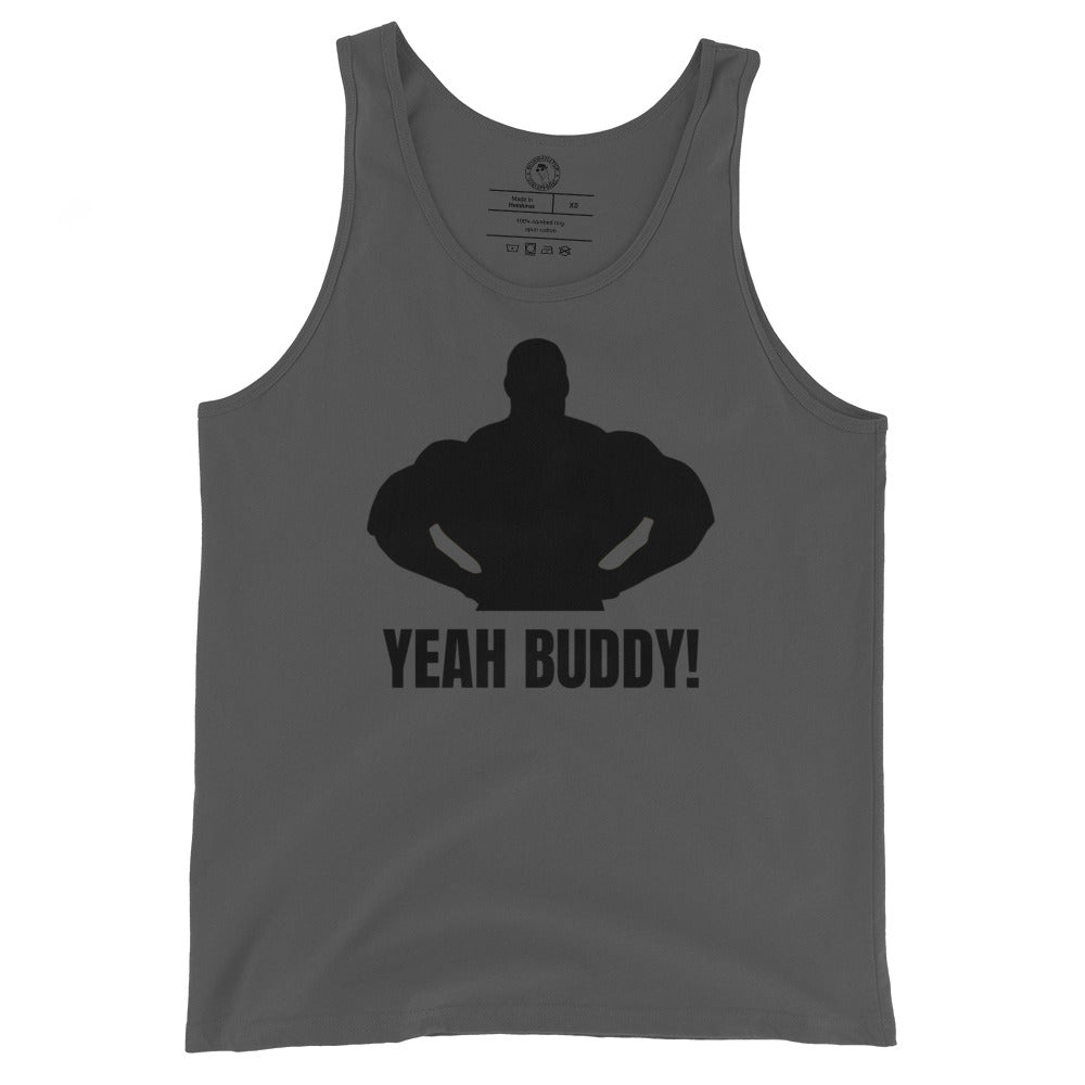 Yeah Buddy Tank Top in Asphalt