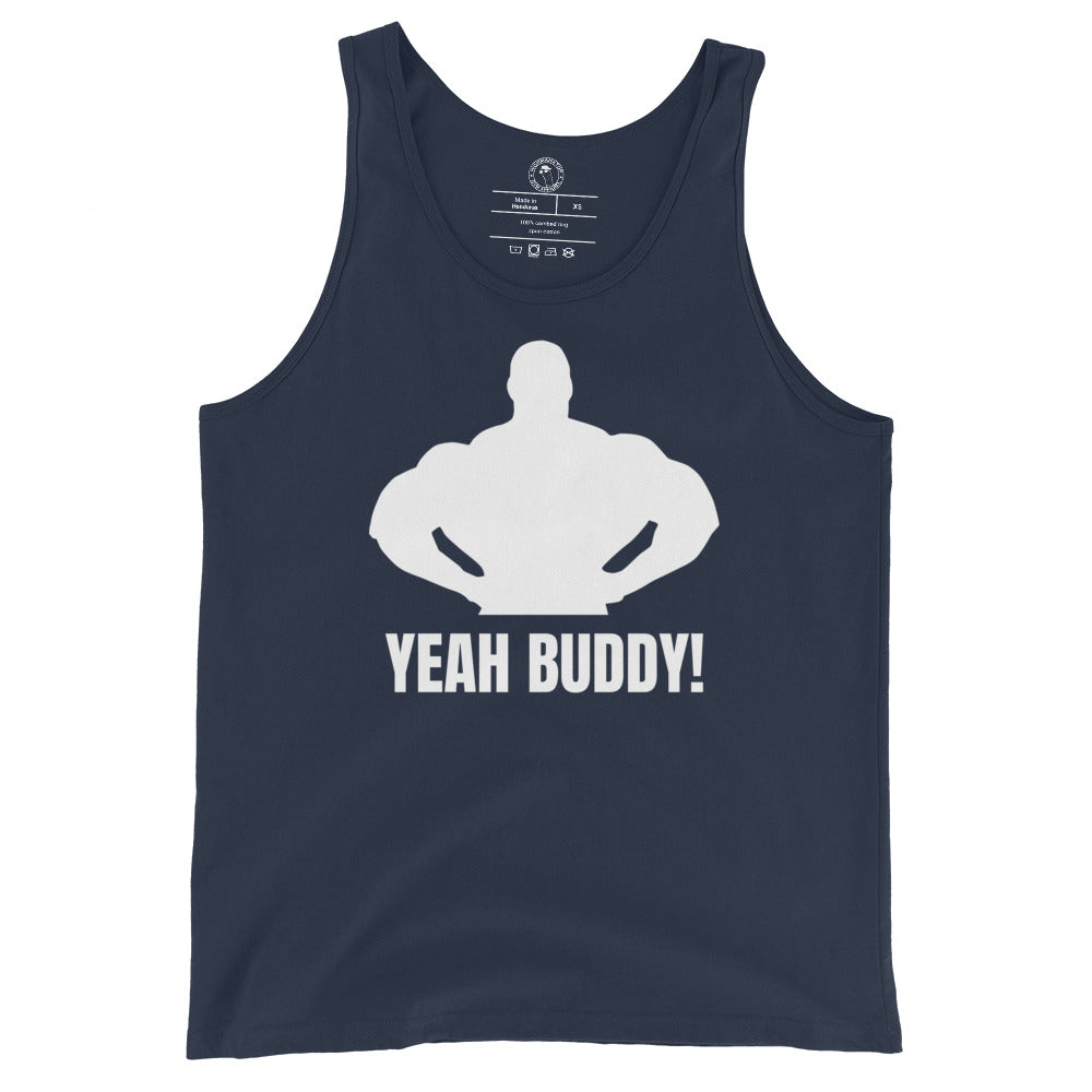 Yeah Buddy Tank Top in Navy