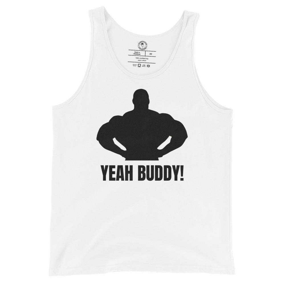 Yeah Buddy Tank Top in White