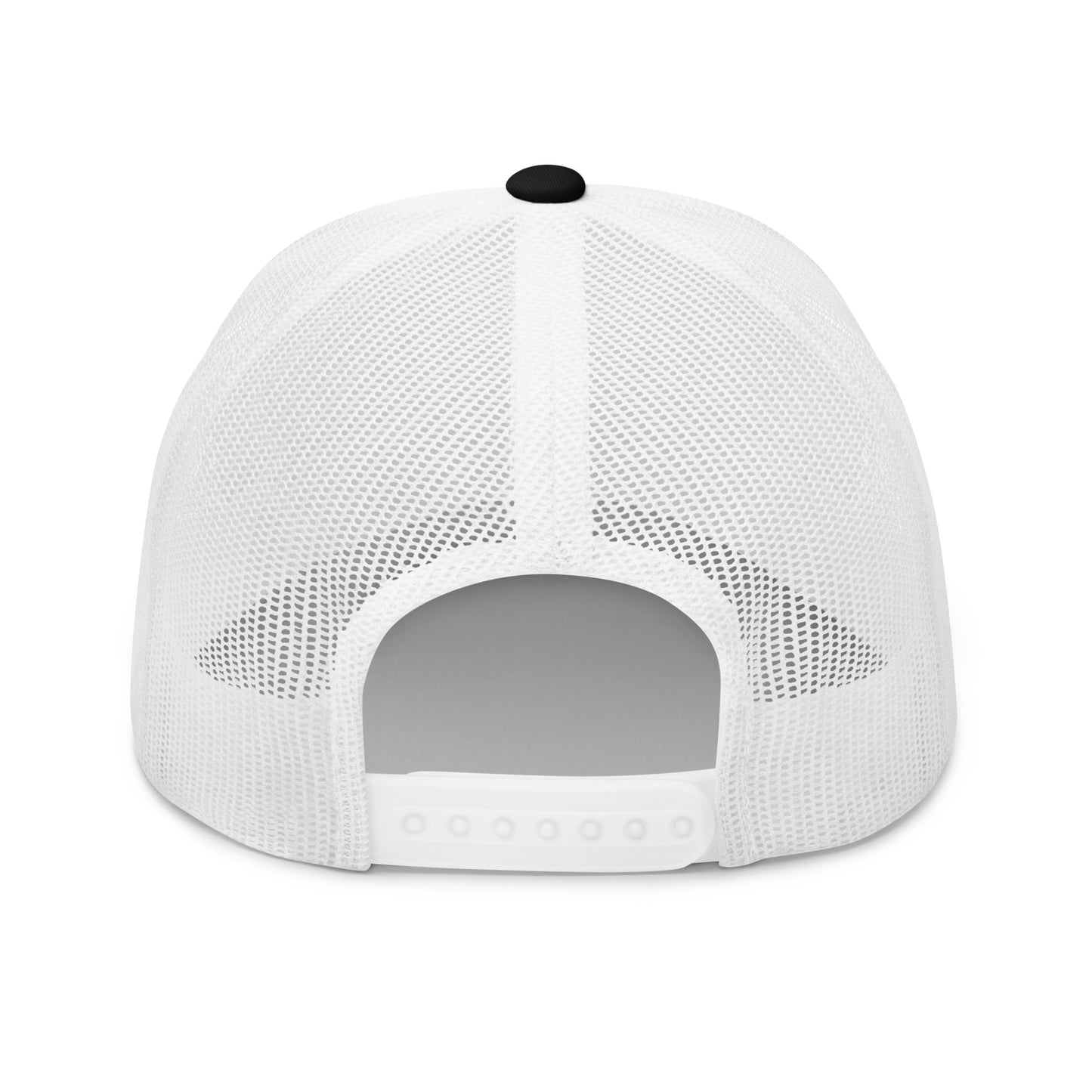 Ape Strong Hat with Gold Embroidery in Black and White - Back