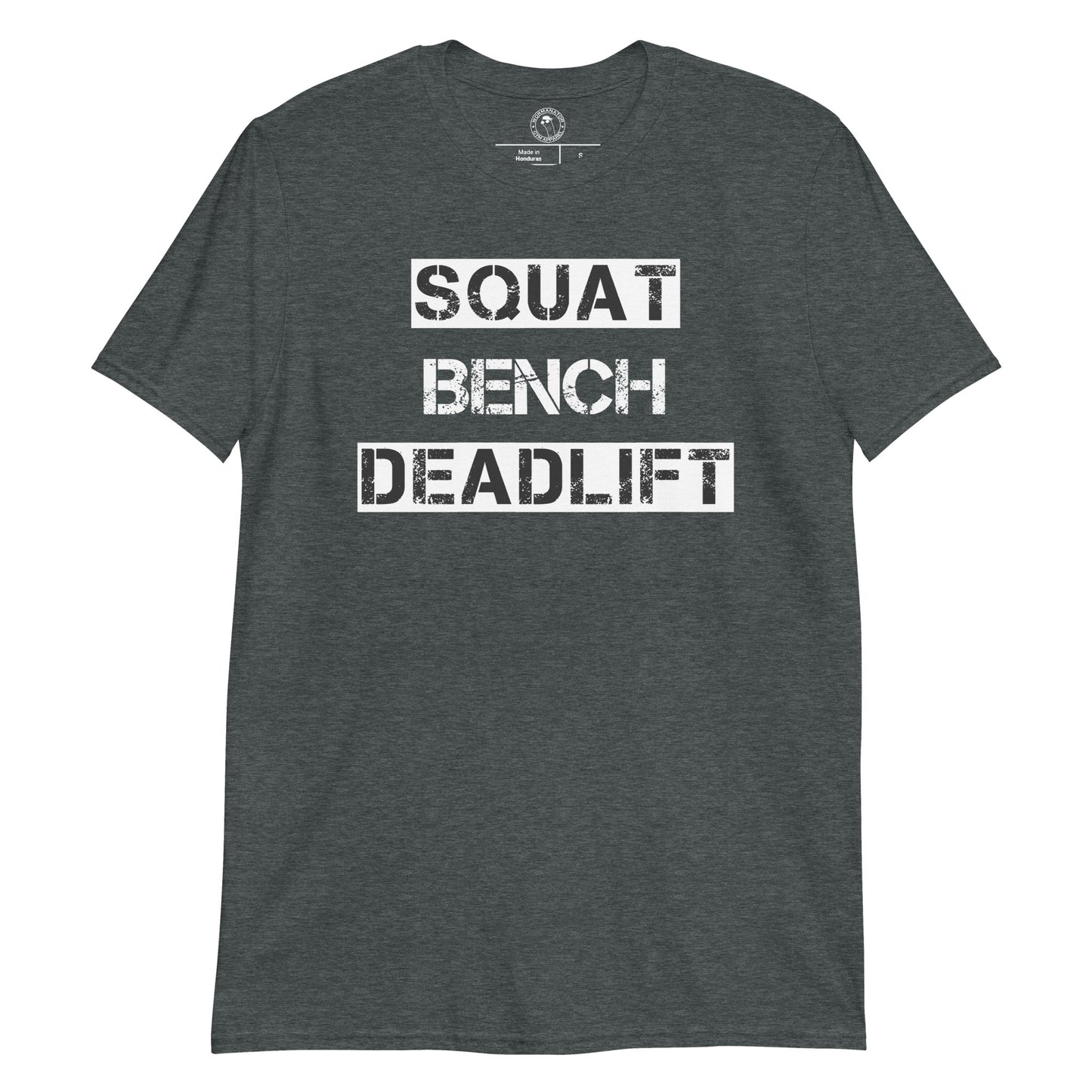 Squat Bench Deadlift Shirt in Dark Heather