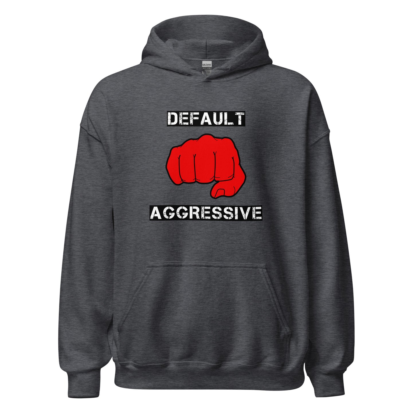 Default Aggressive Hoodie in Dark Heather