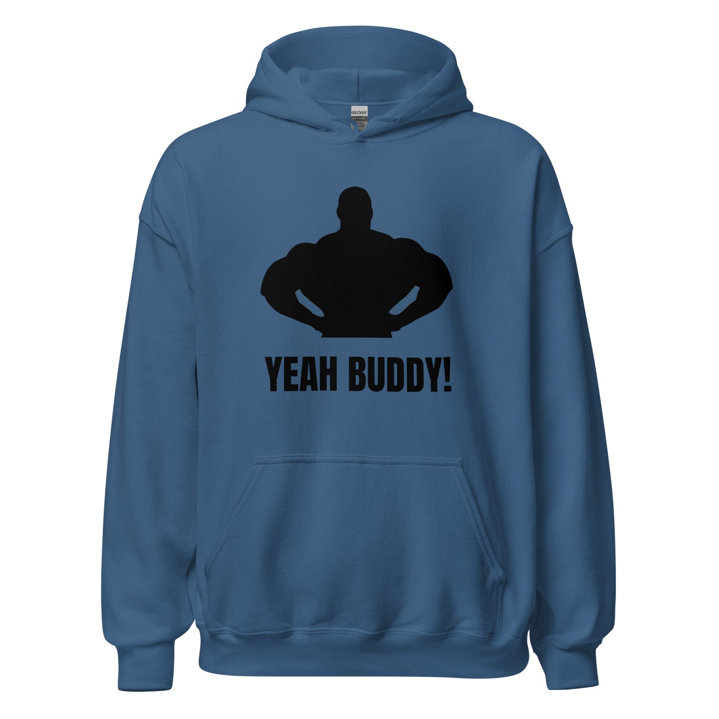 Yeah Buddy Hoodie in Indigo Blue