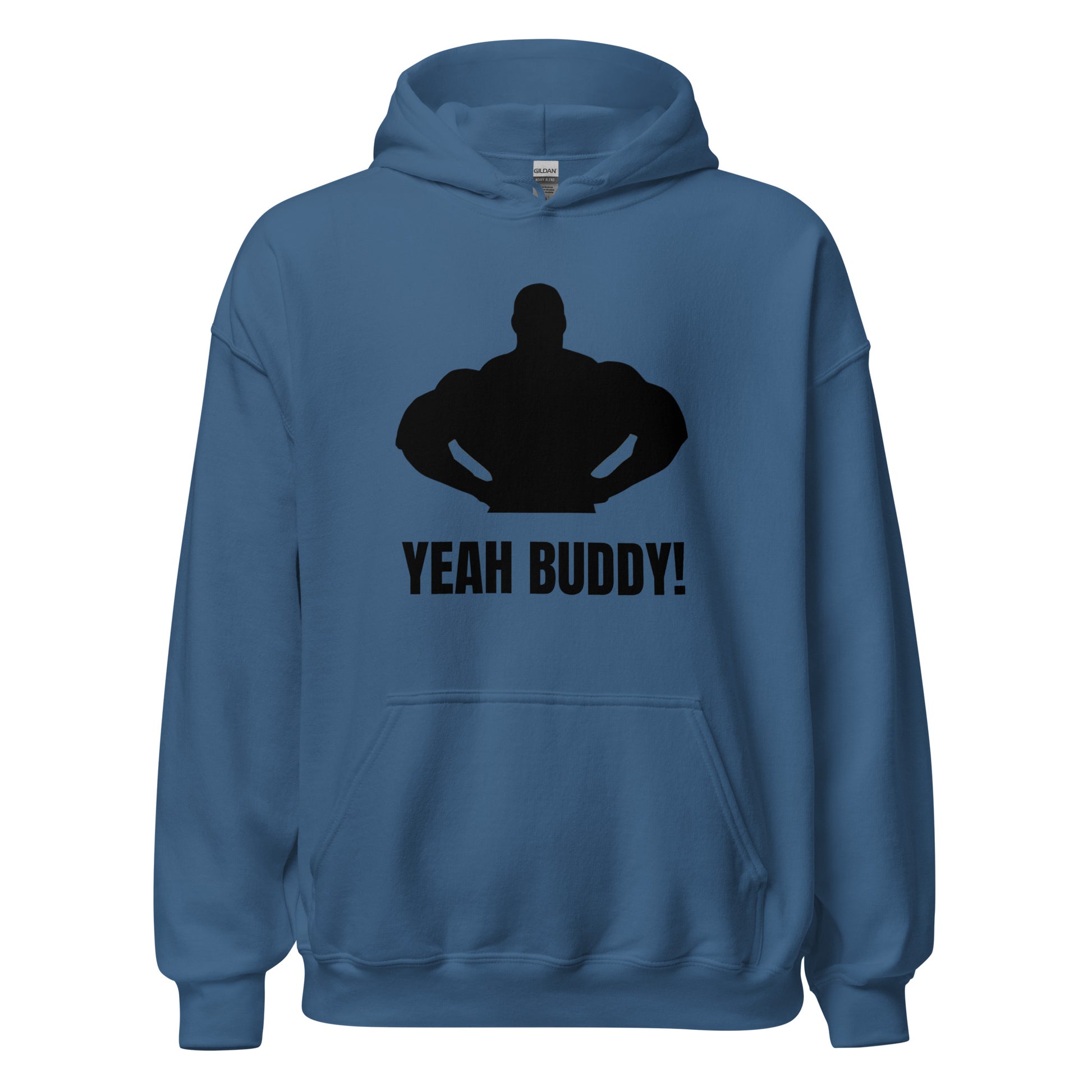 Yeah Buddy Hoodie in Indigo Blue
