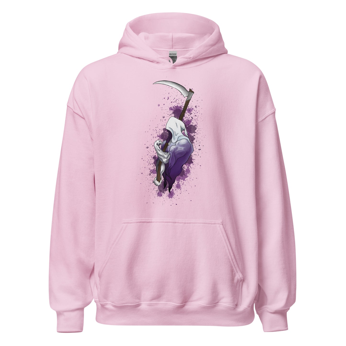 Grip Reaper Hoodie in Light Pink