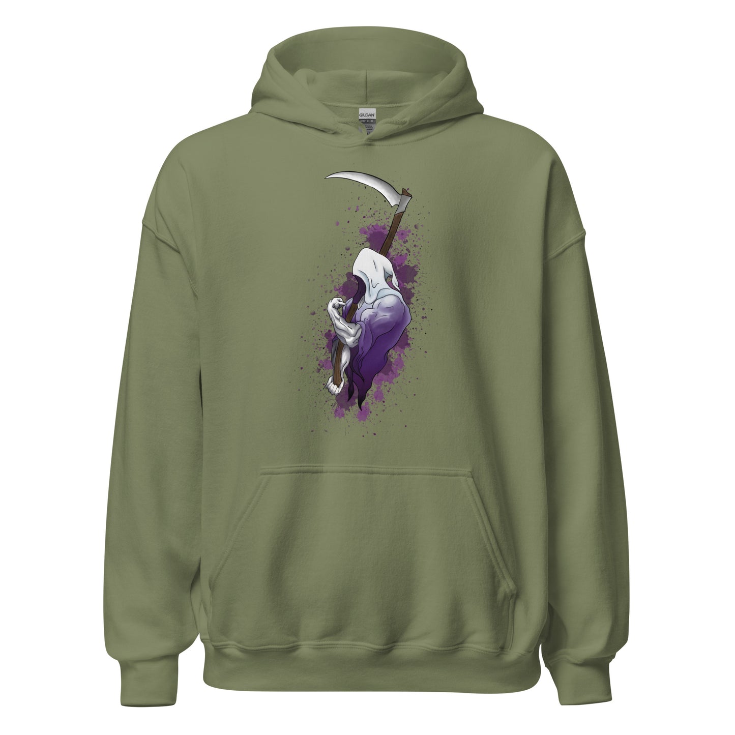 Grip Reaper Hoodie in Military Green