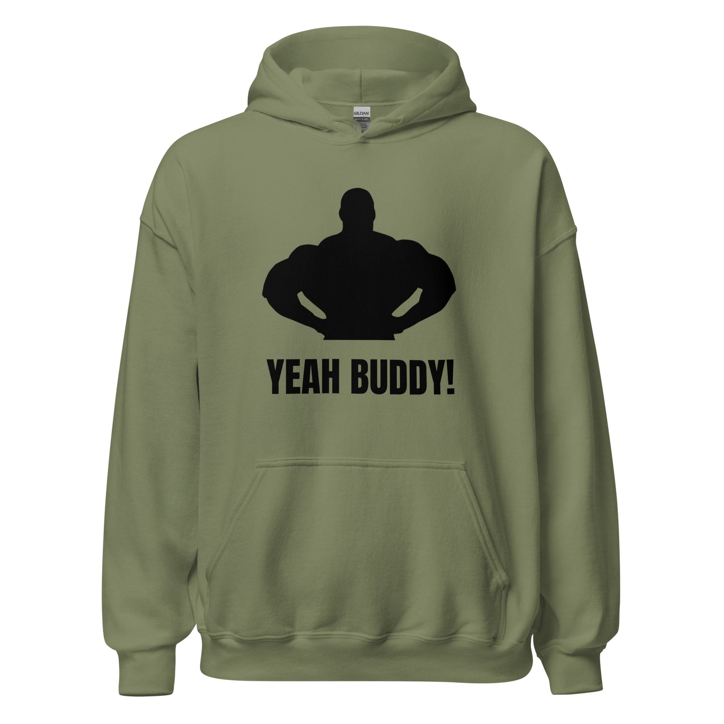 Yeah Buddy Hoodie in Military Green
