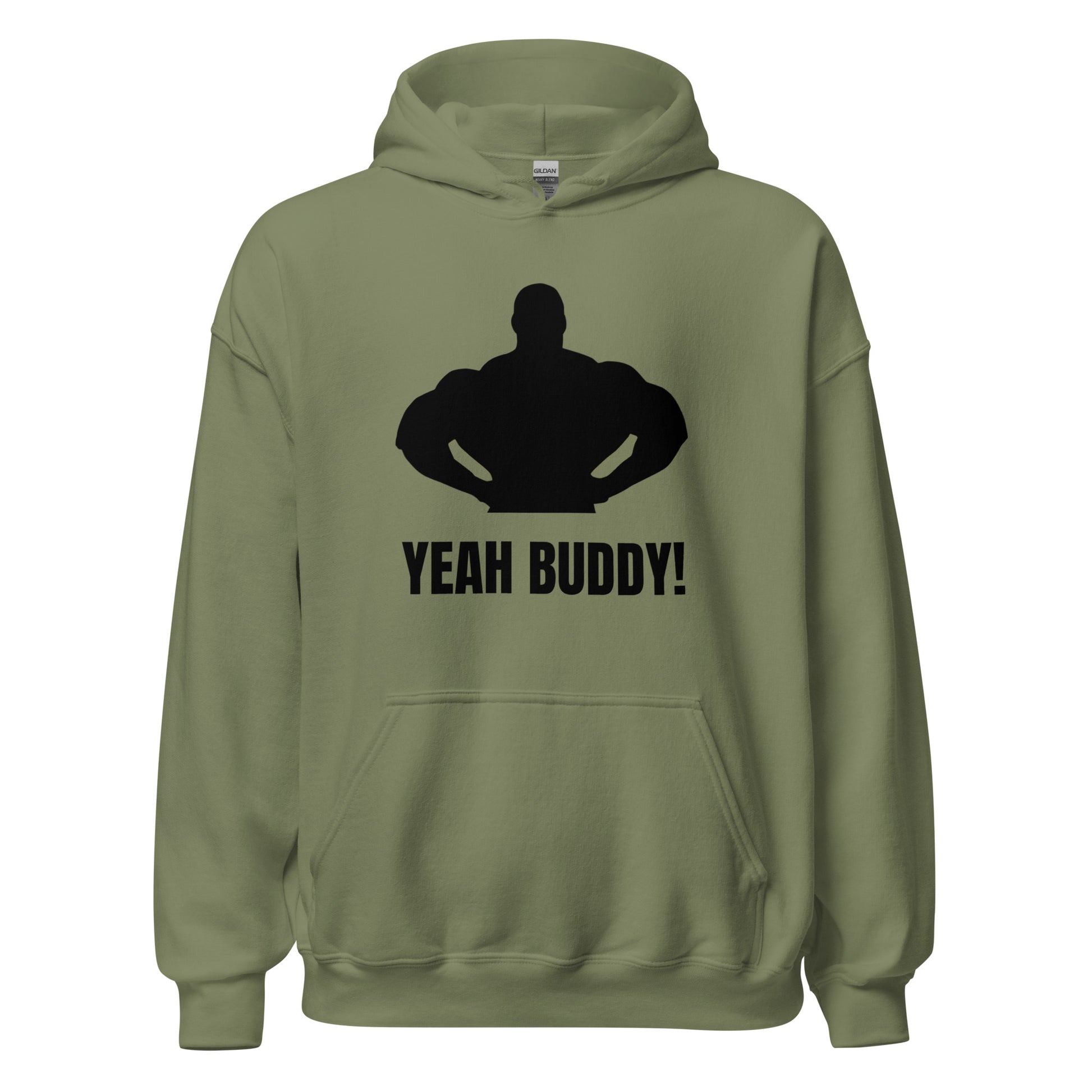 Yeah Buddy Hoodie in Military Green