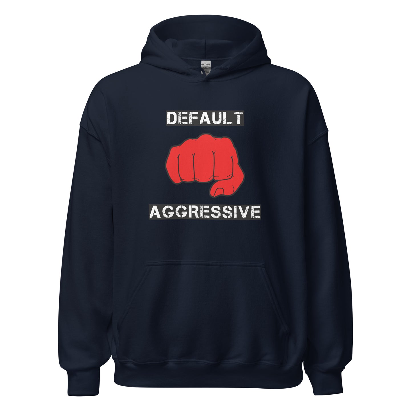 Default Aggressive Hoodie in Navy