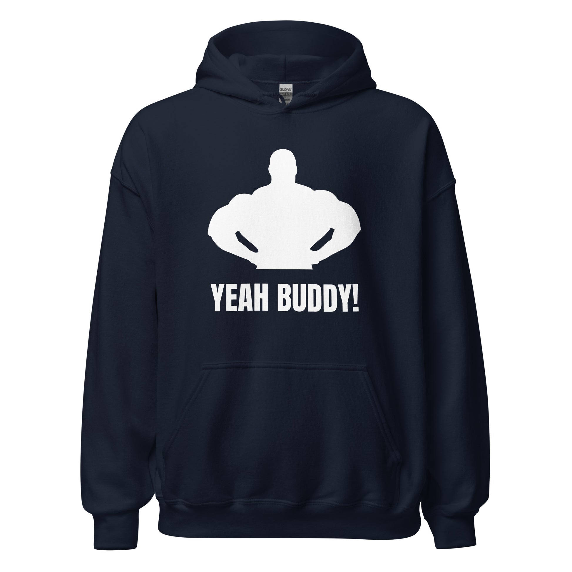 Yeah Buddy Hoodie in Navy