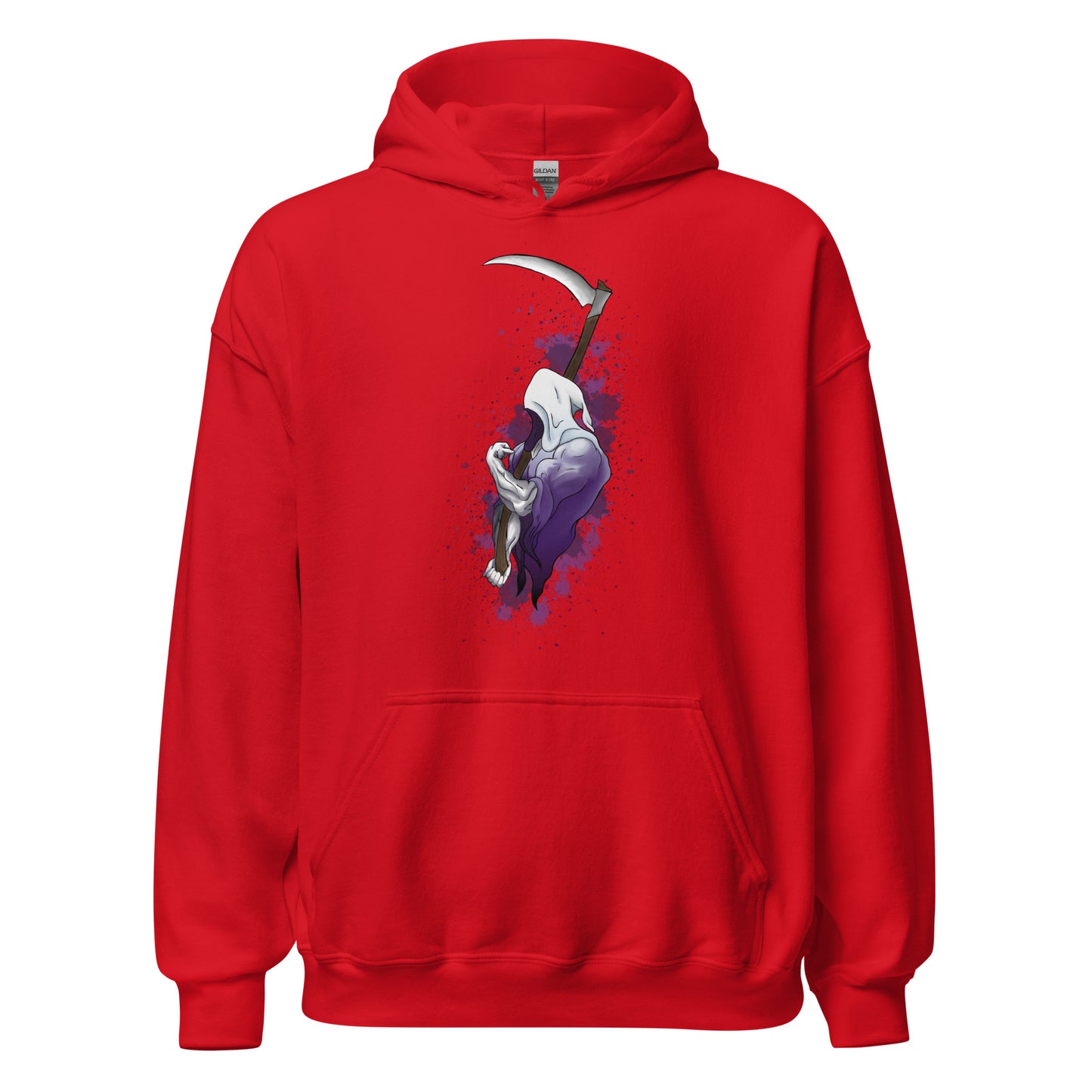 Grip Reaper Hoodie in Red