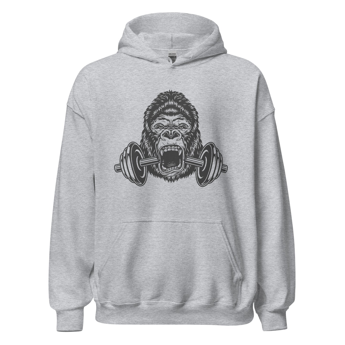 Gorilla Workout Hoodie in Sport Grey