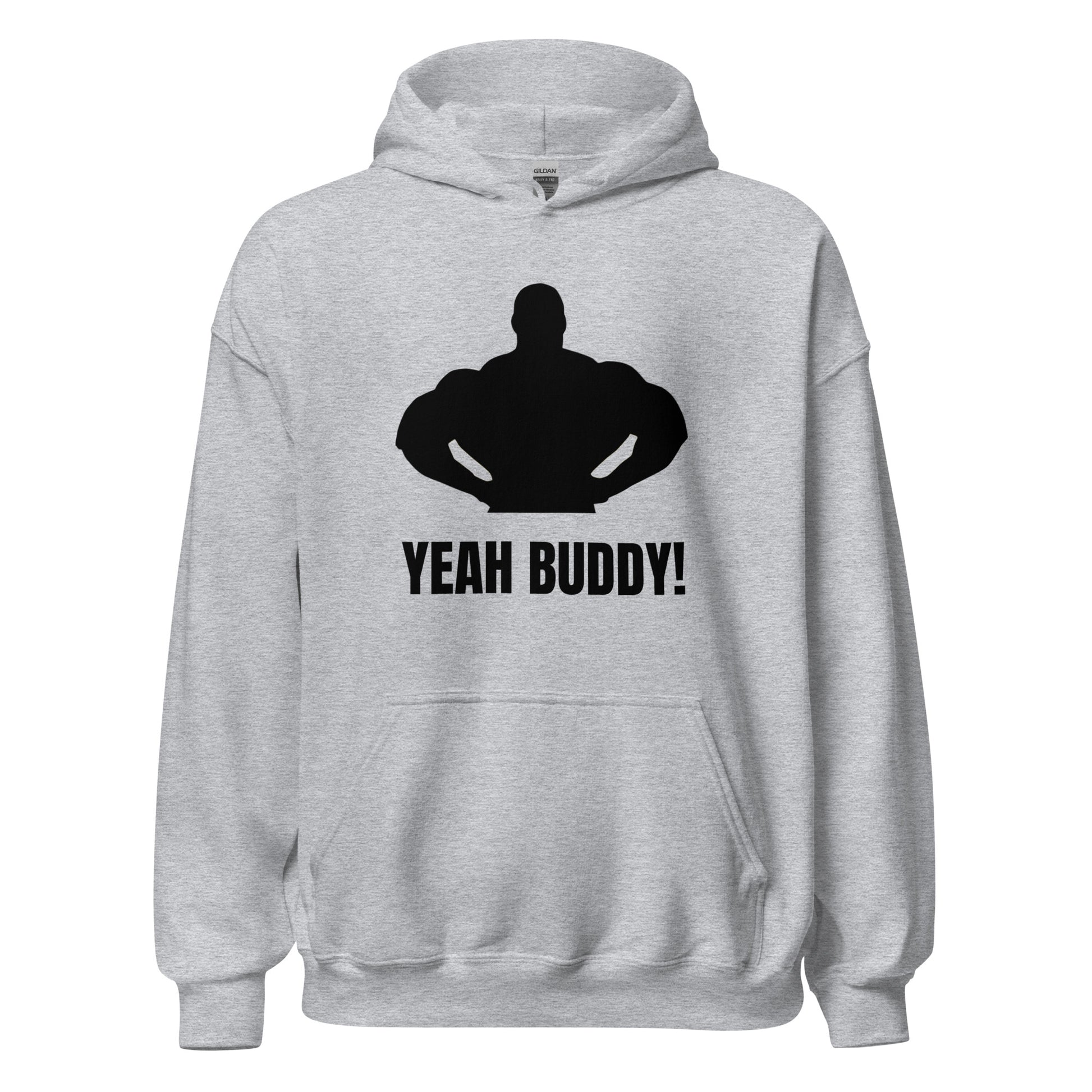 Yeah Buddy Hoodie in Sport Grey