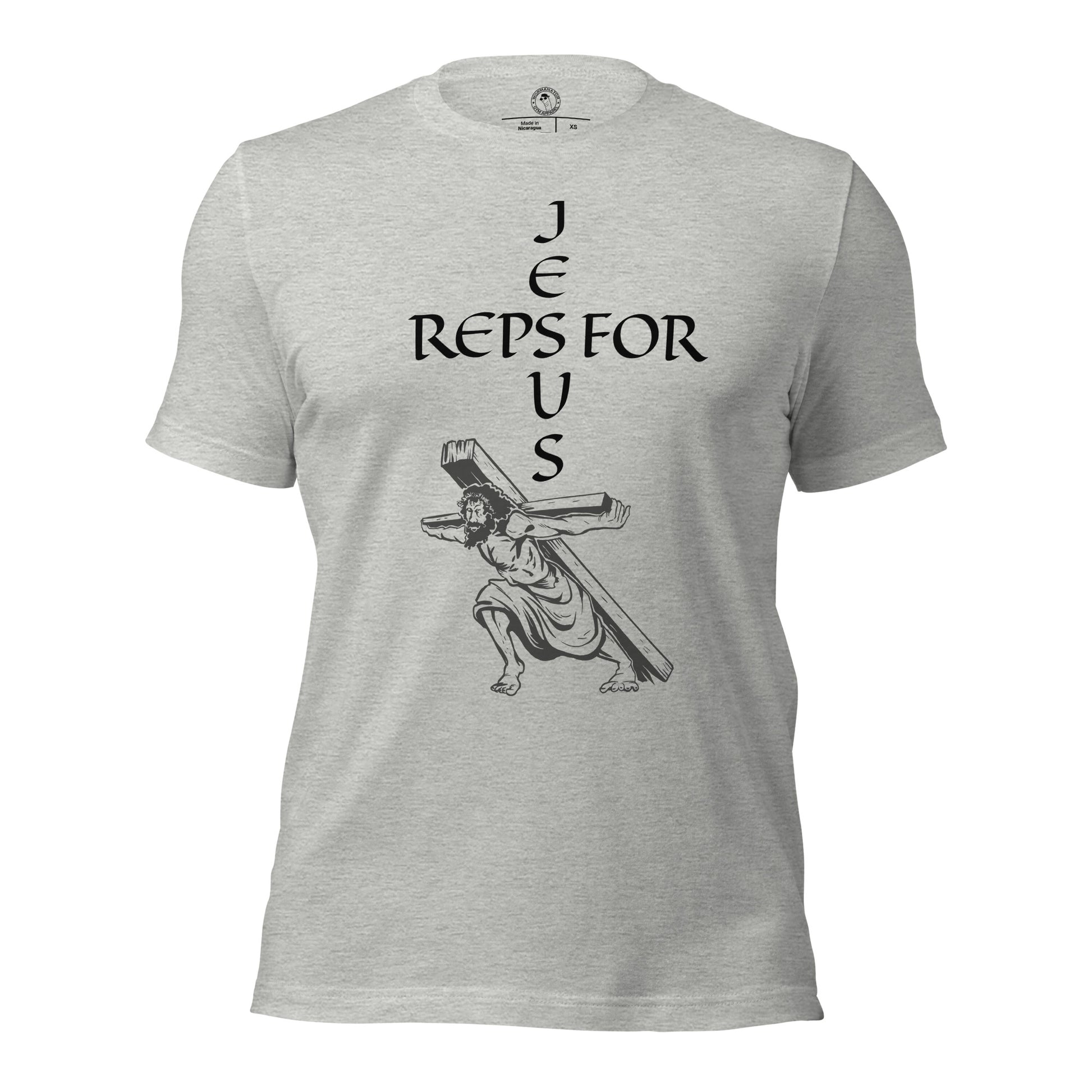 Reps for Jesus Shirt in Athletic Heather