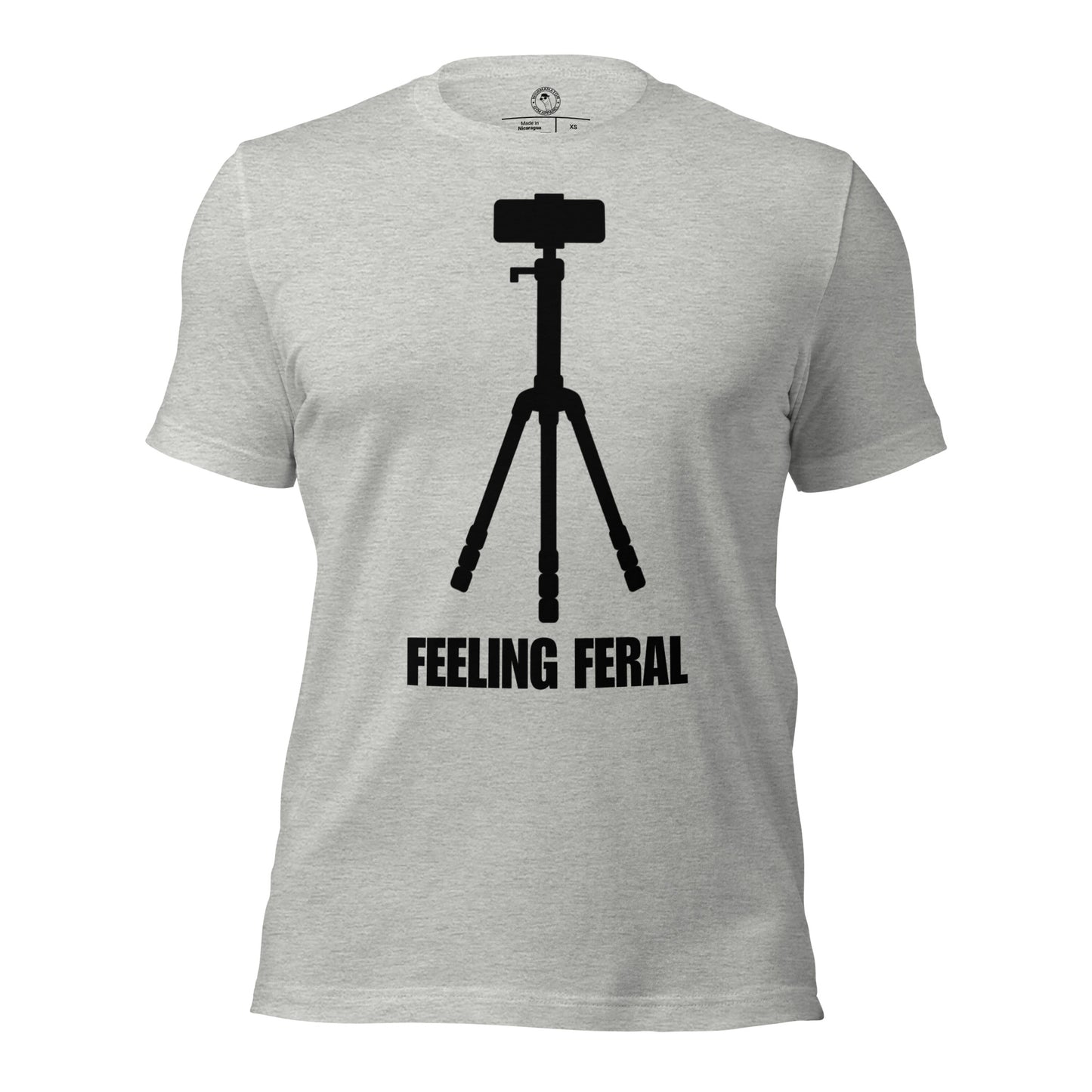 Feeling Feral Gym Shirt in Athletic Heather
