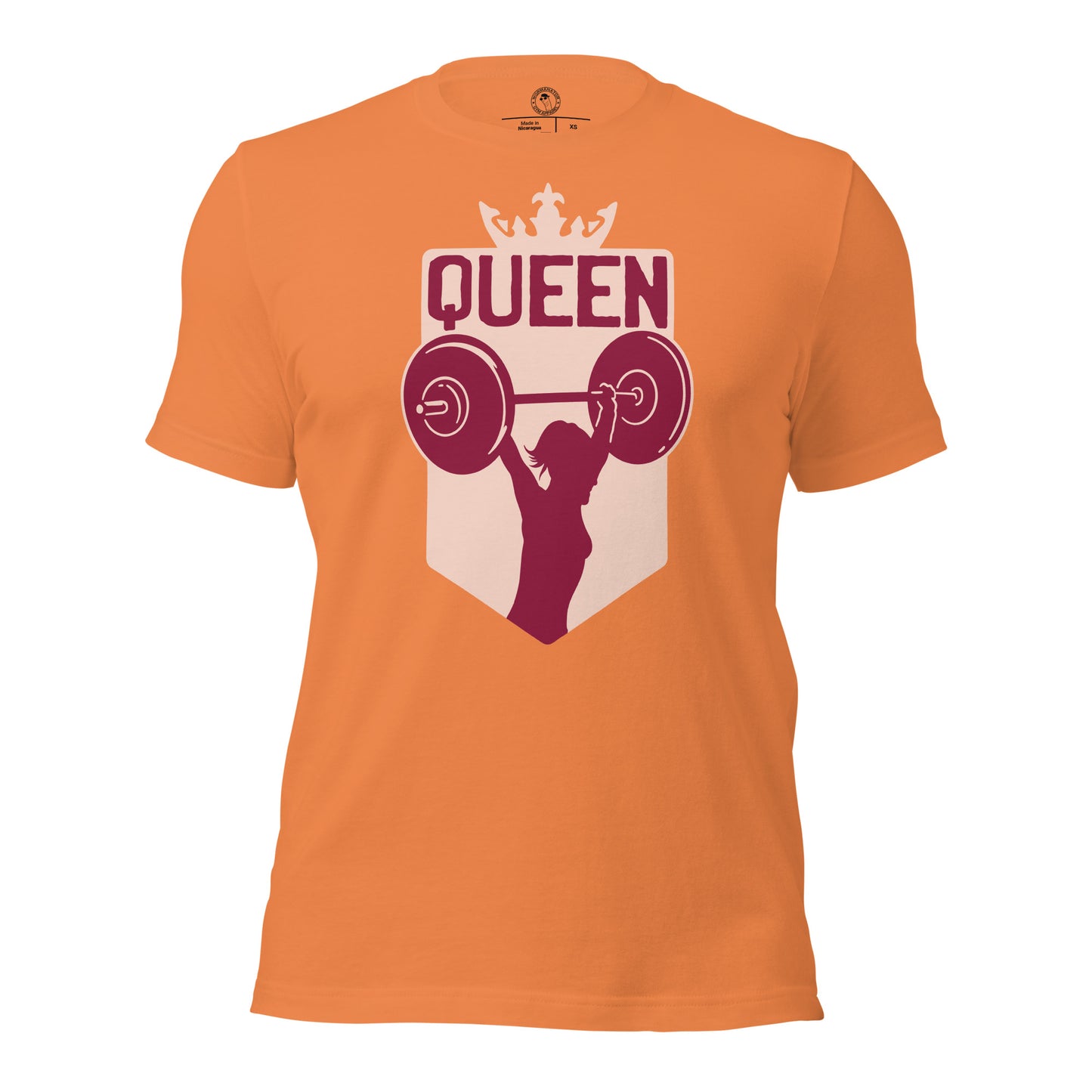 Gym Queen Shirt in Burnt Orange