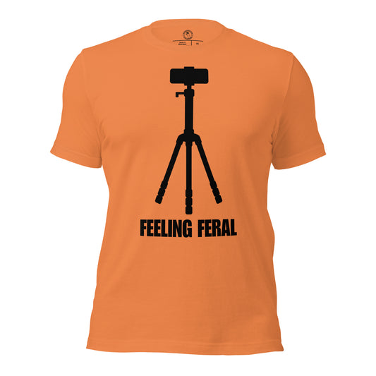 Feeling Feral Gym Shirt in Burnt Orange
