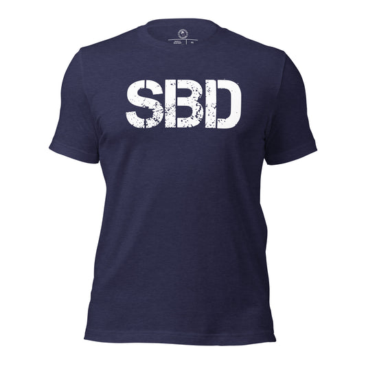 SBD Shirt Powerlifting in Heather Midnight Navy