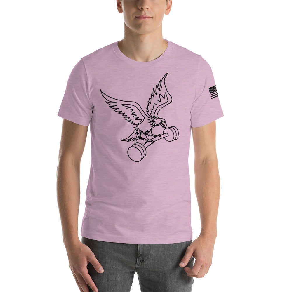 Fitness is Freedom Lifting T-Shirt in Heather Prism Lillac