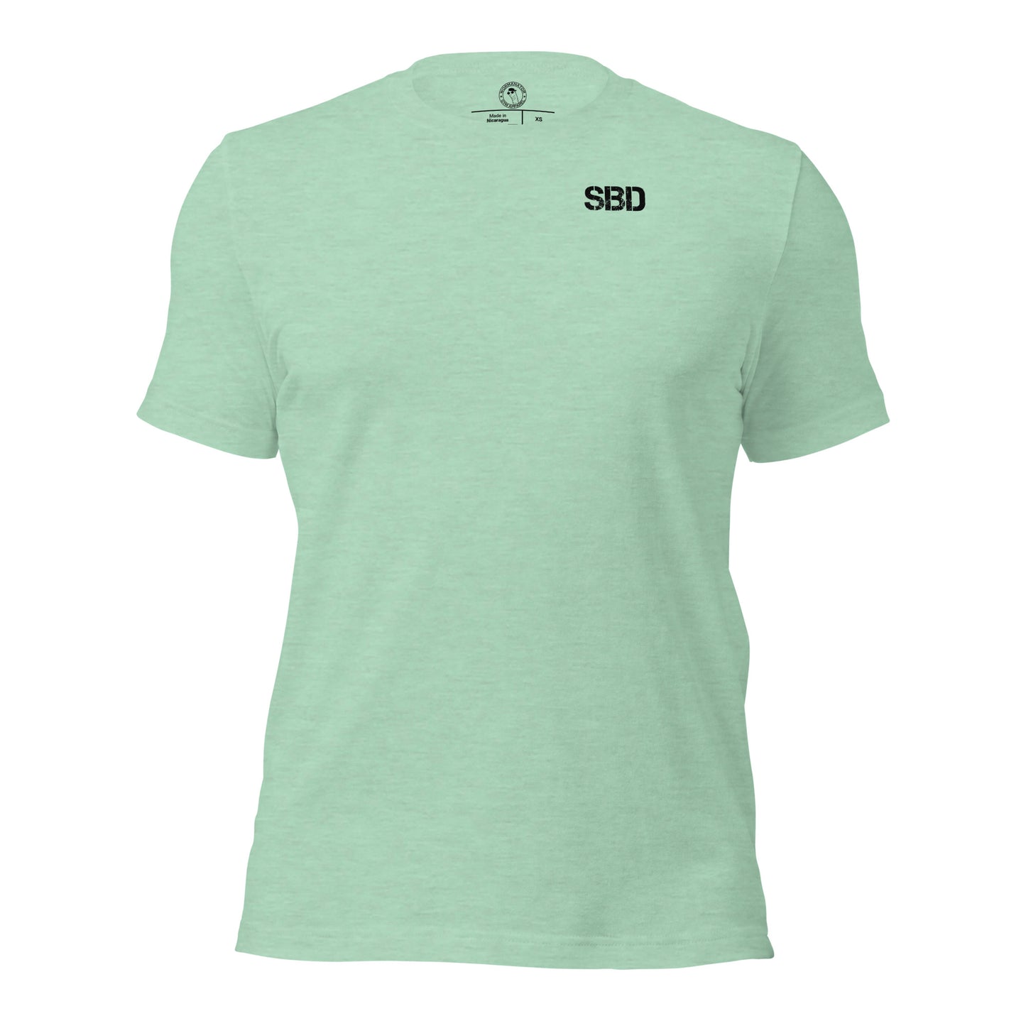 Squat Bench Deadlift (SBD) Shirt in Heather Prism Mint