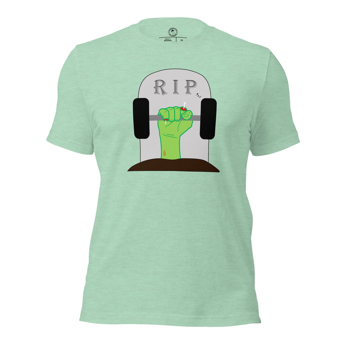Ripped Zombie Shirt in Heather Prism Mint