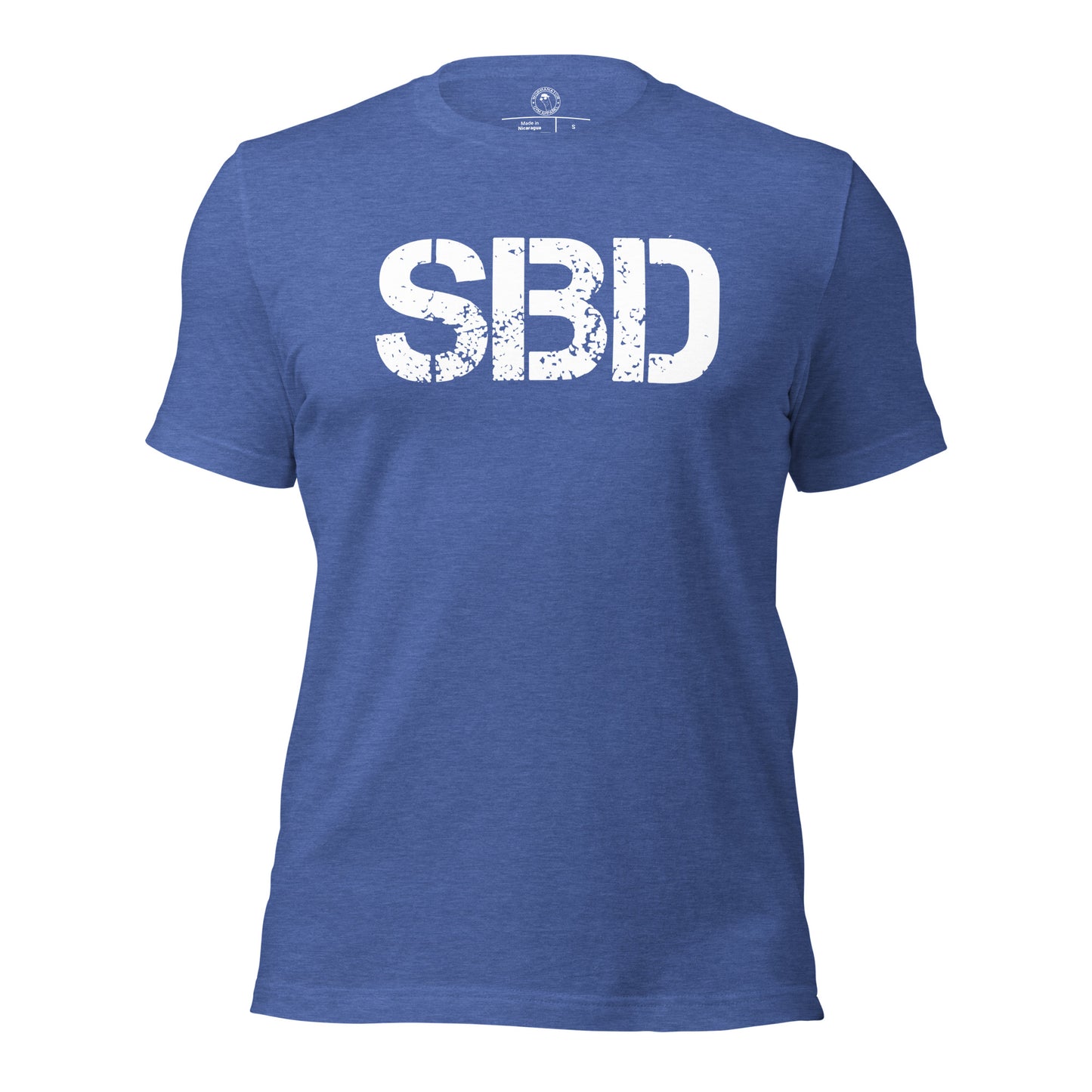 SBD Shirt Powerlifting in Heather True Royal